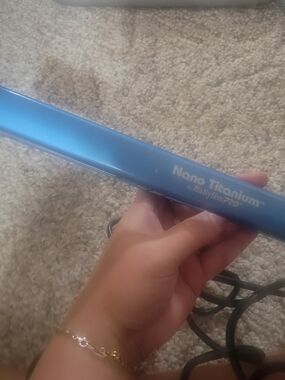 BaByliss Blue Nano Titanium Flat Iron